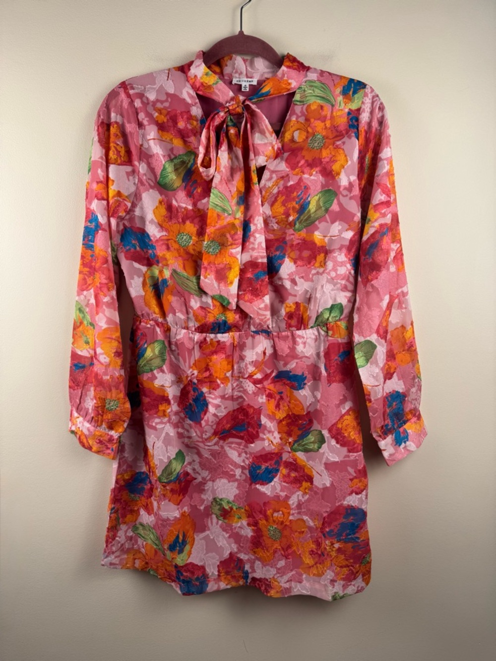 En Crème Floral Dress